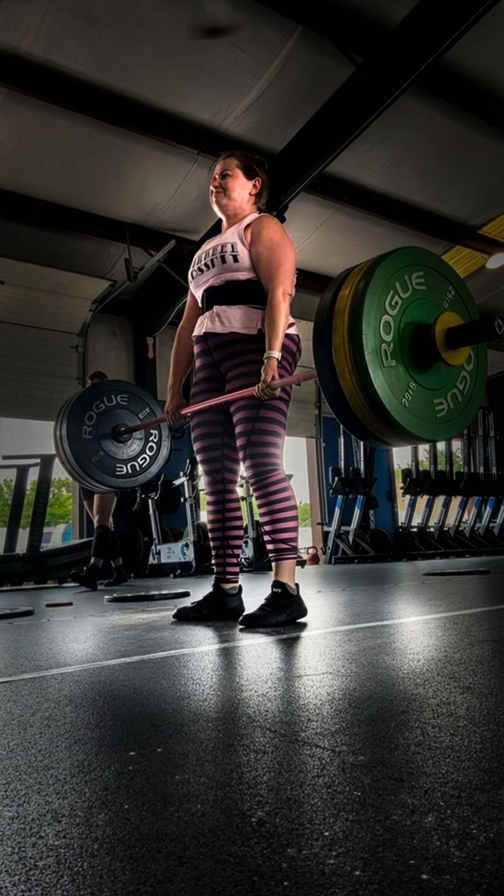 Jen Blalock lifting an impressive amount of weight