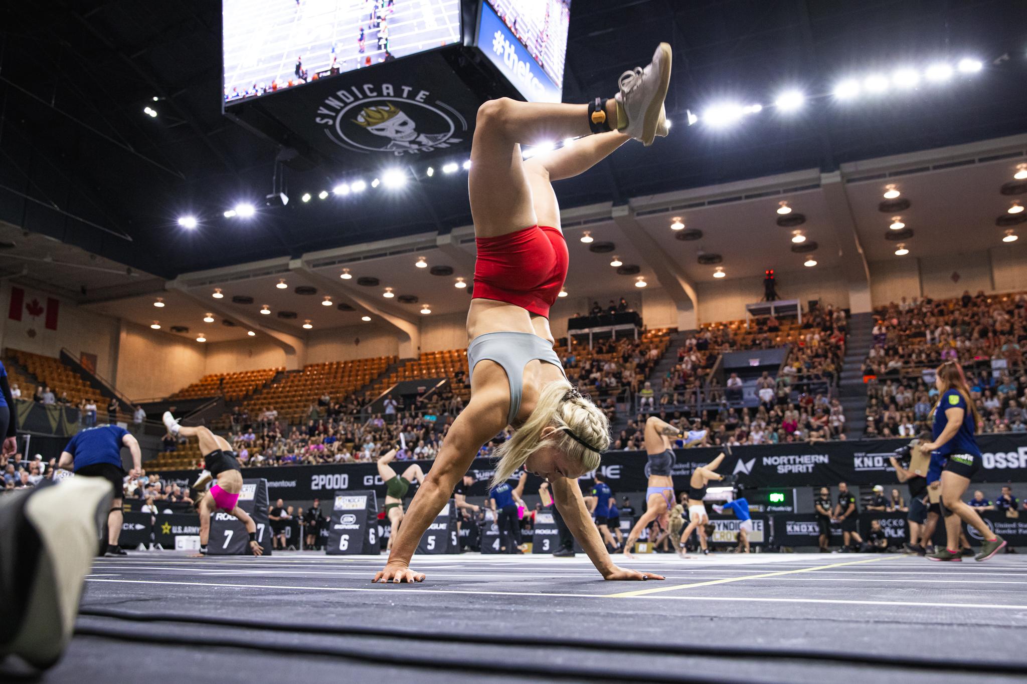 Haley Adams training photo